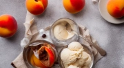amaretto peach ice cream