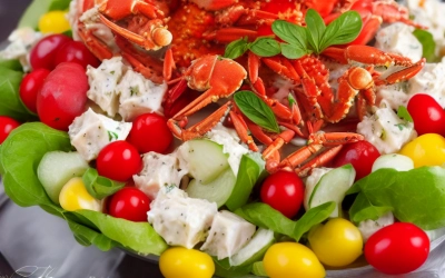 antipasto crab salad