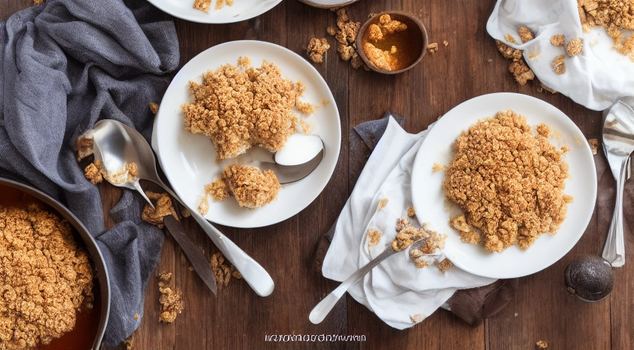 apple coconut crisp