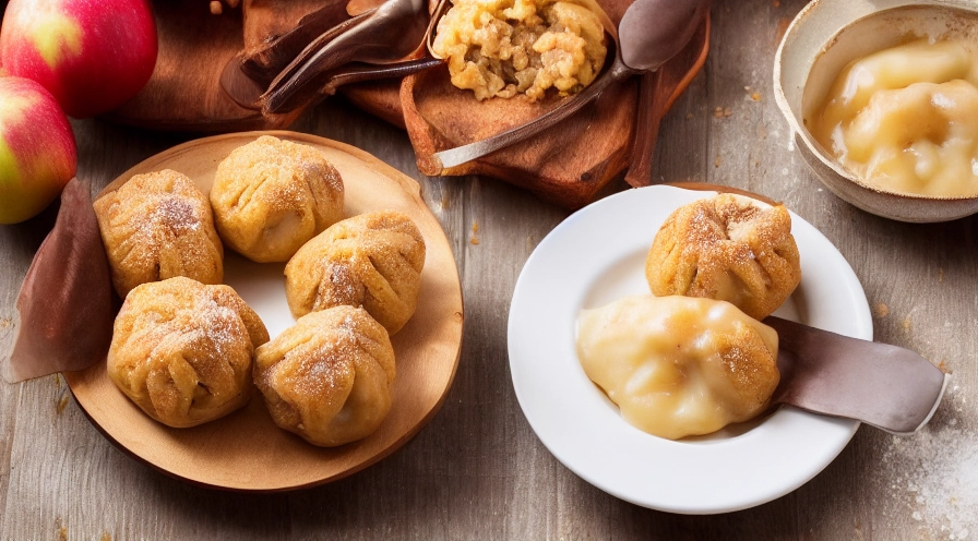 apple pecan dumplings