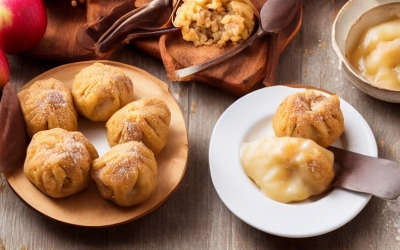 apple pecan dumplings
