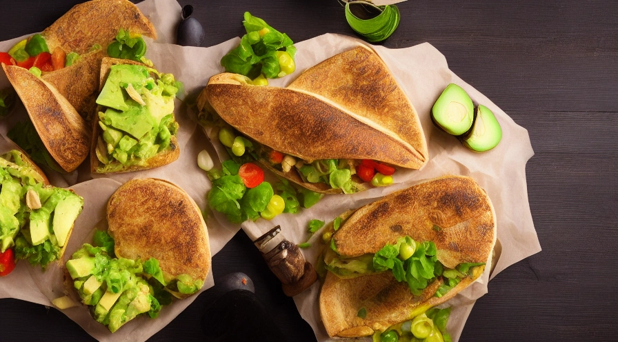 avocado and chicken tortas