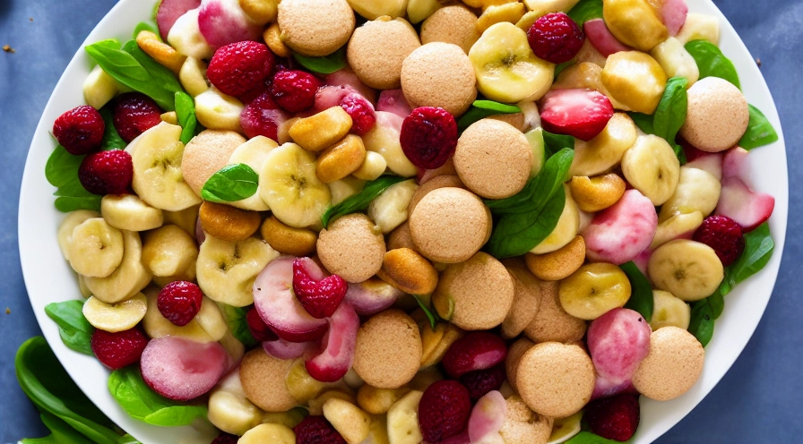 banana macaroon salad