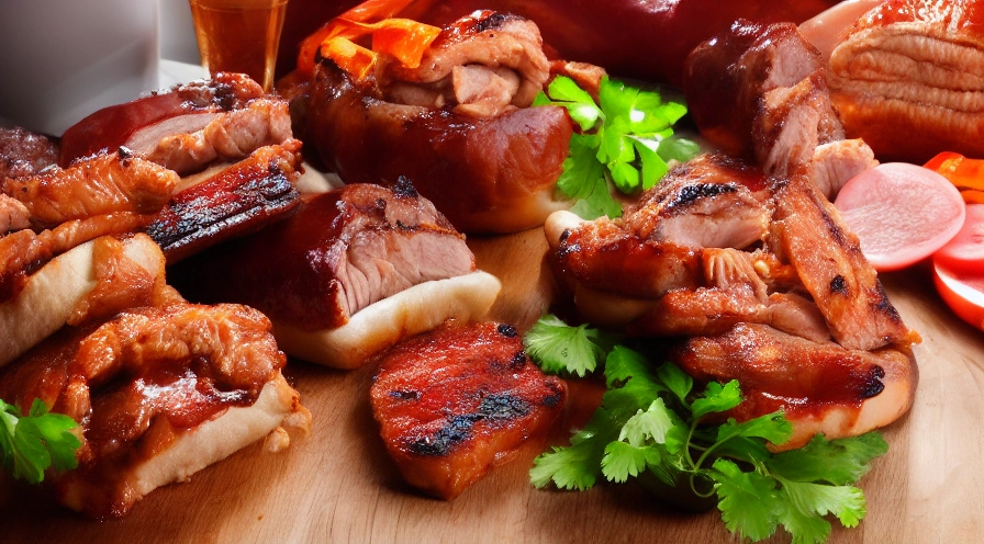 barbecued pork in buns