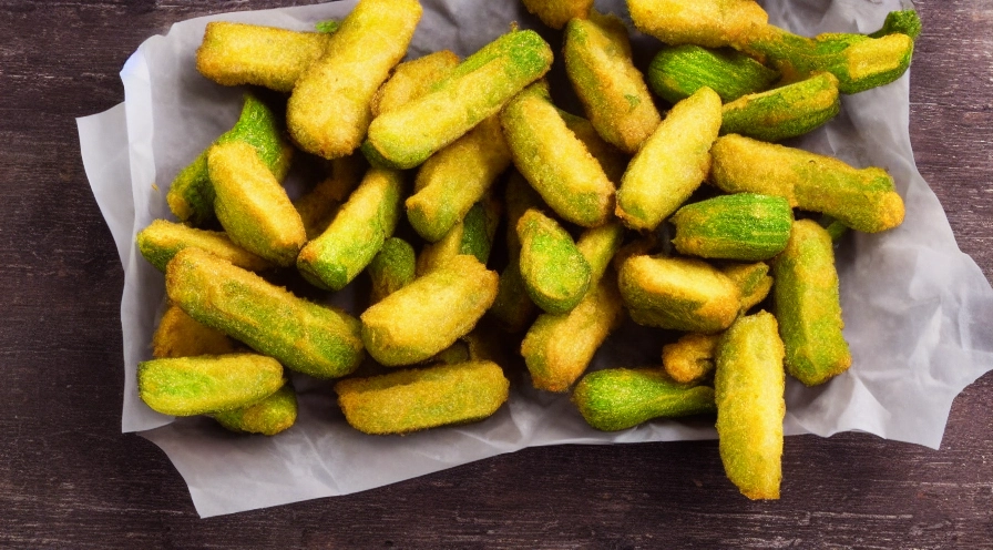 beer batter fried zucchini