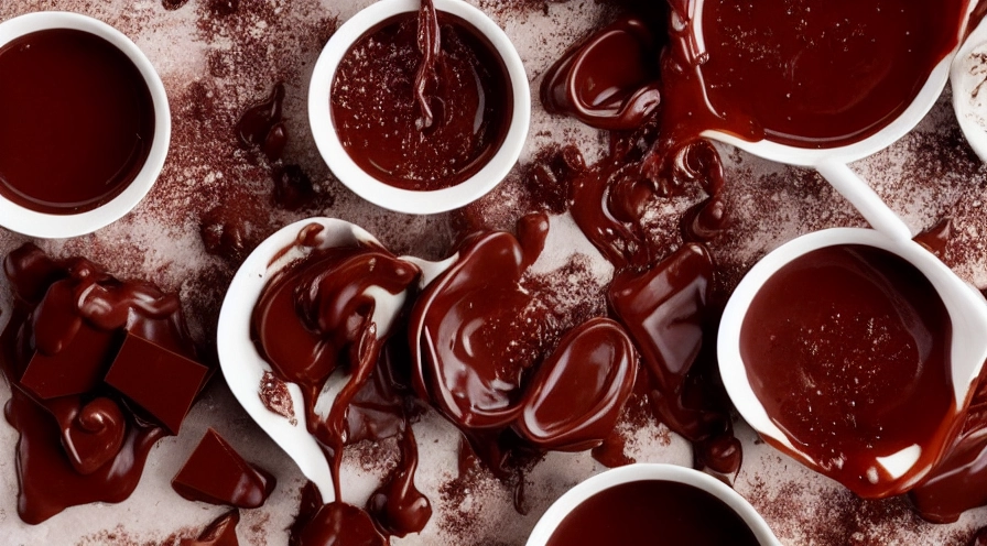 bitter chocolate sauce