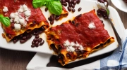 black bean lasagna