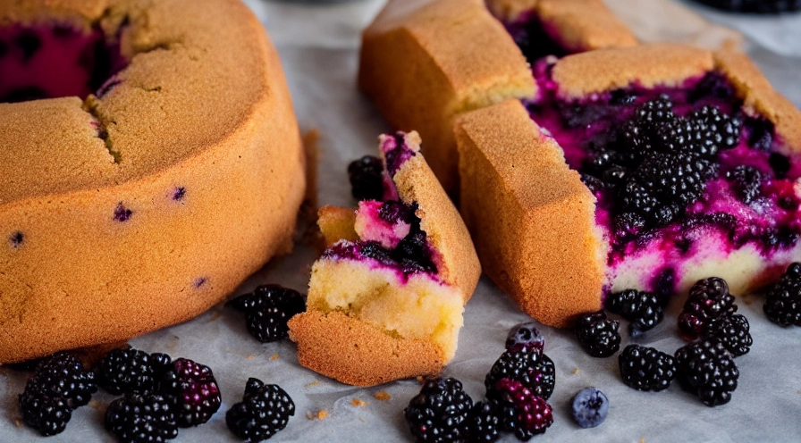 blackberry brandy cake