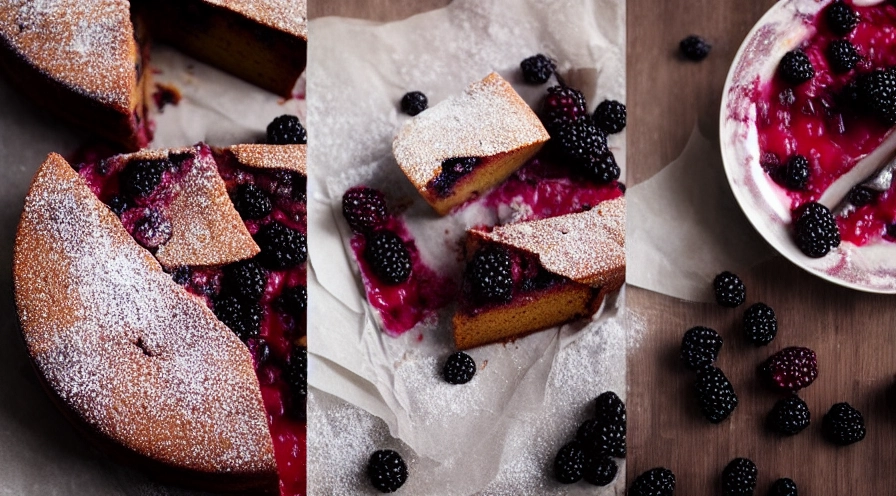 blackberry cake