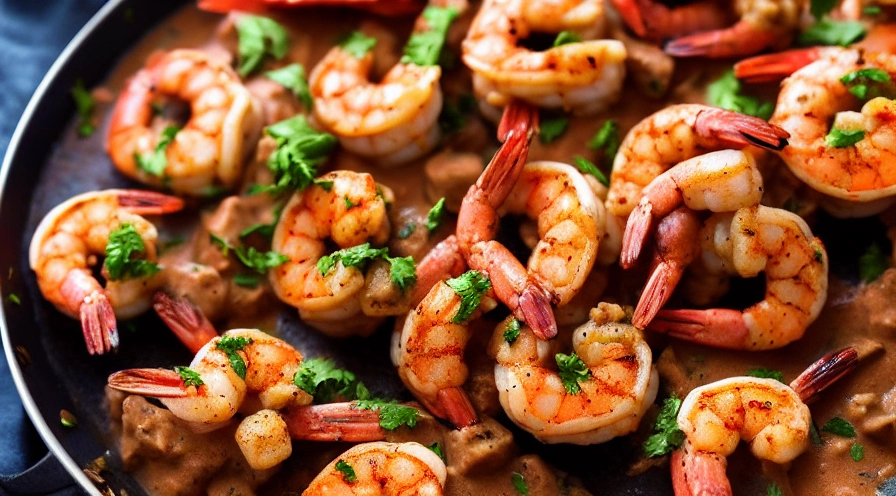 blackened shrimp stroganoff