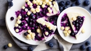 blueberry macadamia cheesecake