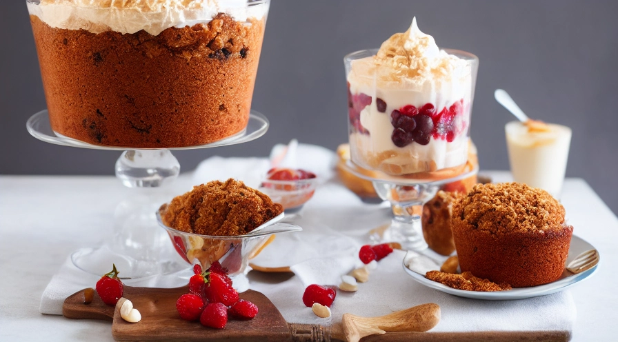 bran muffin breakfast trifle