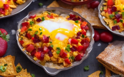 breakfast nacho bake