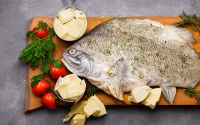butter herb baked fish