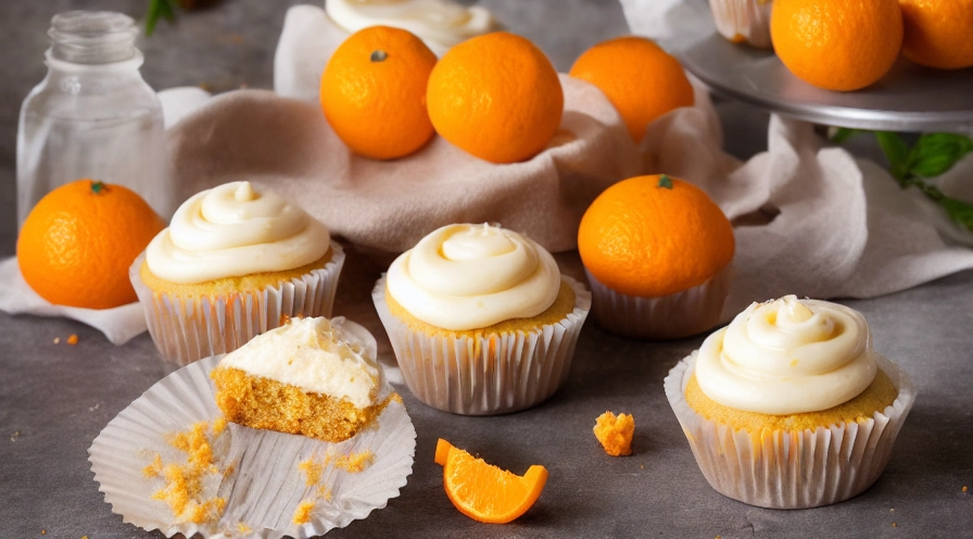 buttermilk orange cupcakes
