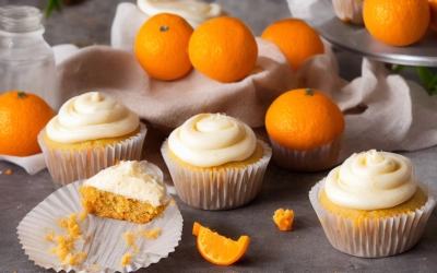 buttermilk orange cupcakes