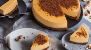 butterscotch almond cheesecake