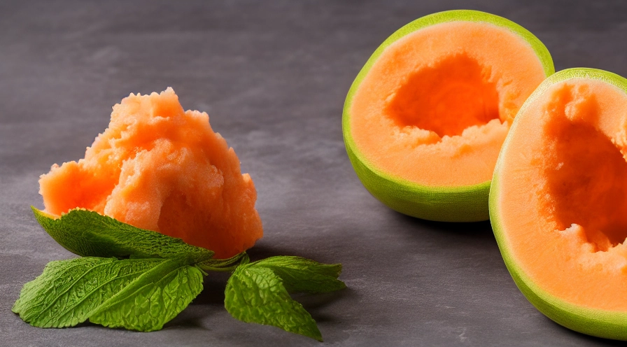 cantaloupe sherbet