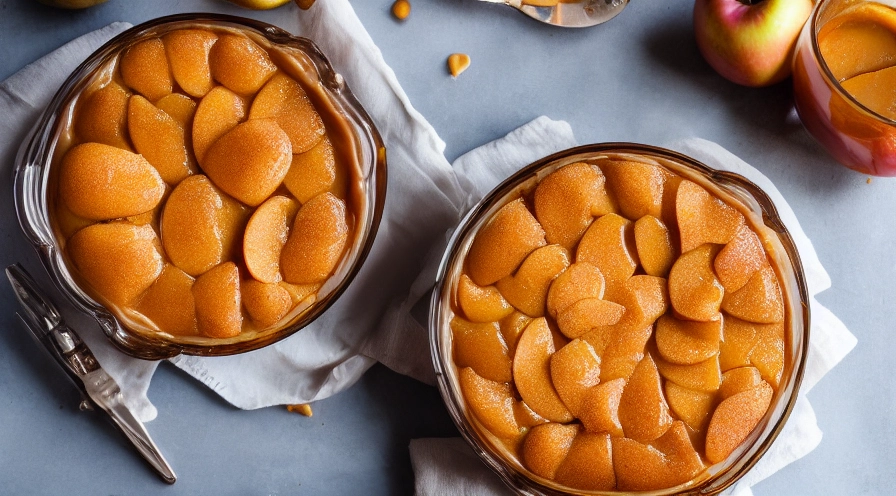 caramel apple pudding