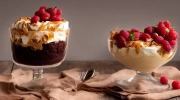 caramel cream brownie trifle