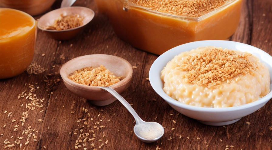 caramel rice pudding