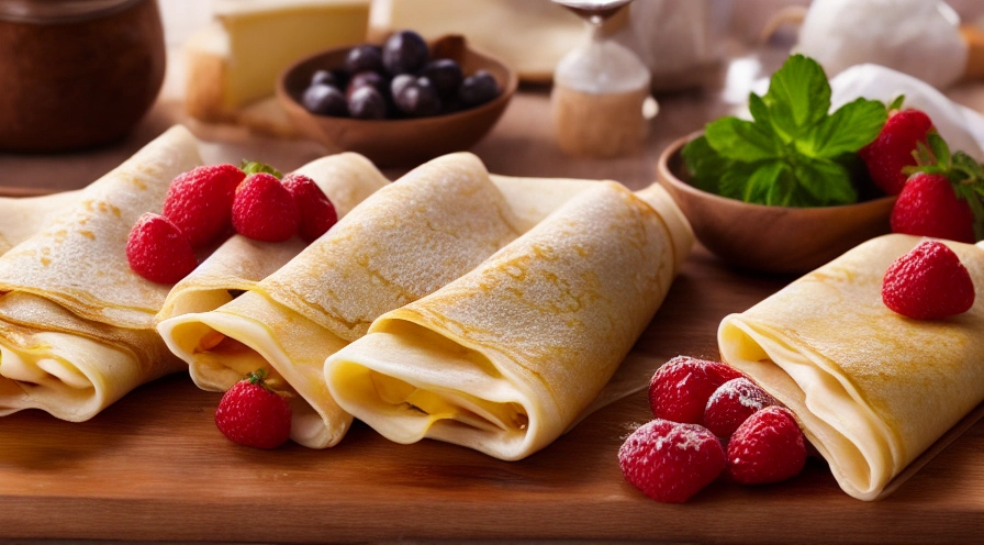 cheese crepes