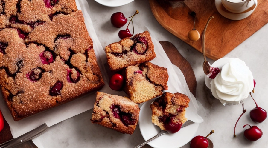 cherry coffee cake