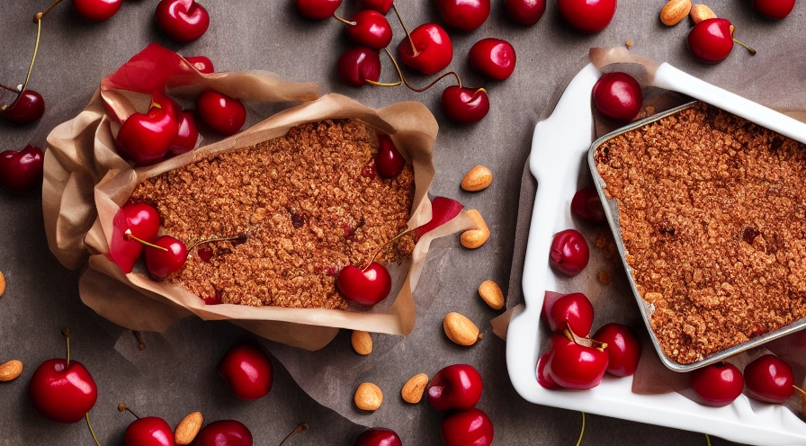 cherry nut crisp