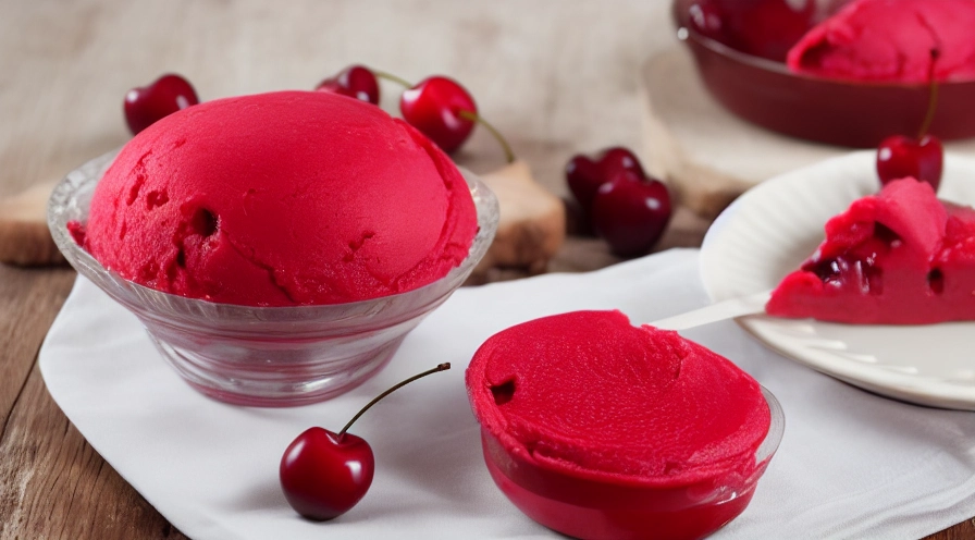 cherry pie sorbet