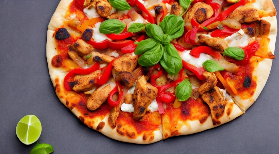 chicken fajita pizza