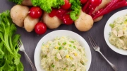 chicken shoestring potato salad