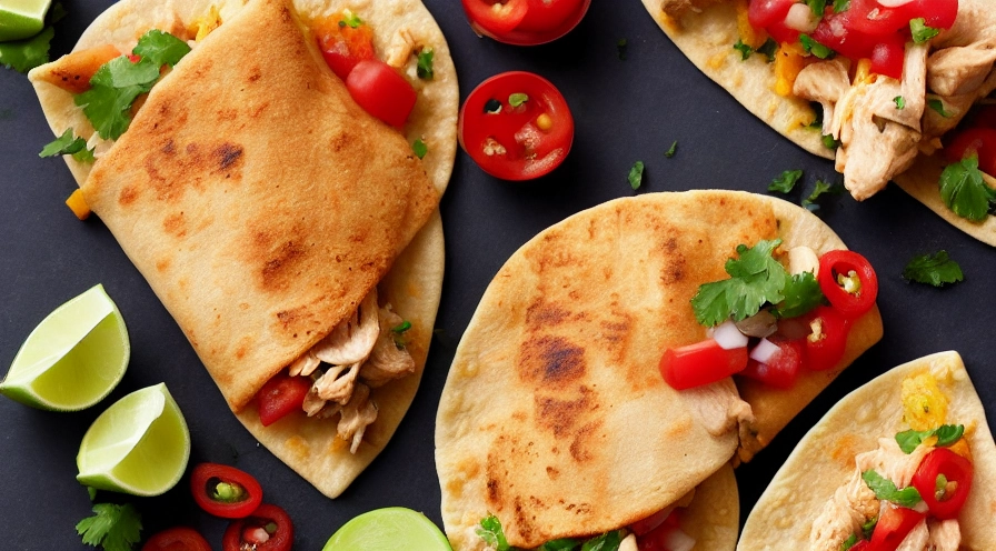 chicken taco pita pockets