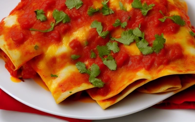 chile and cheese enchiladas