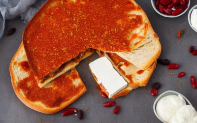 chili brie in sourdough