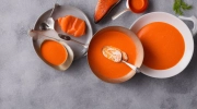 chilled salmon bisque