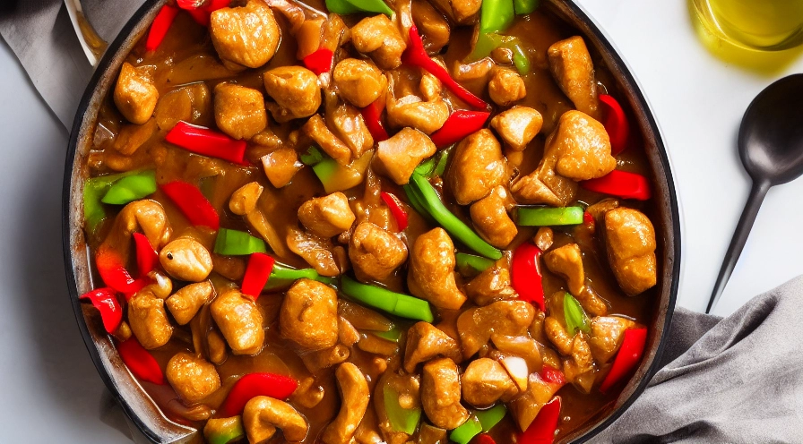 chinese cashew chicken casserole