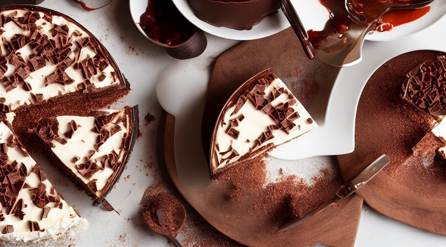 chocolate amaretto cheesecake