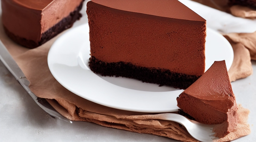 chocolate amaretto mousse cake