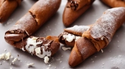 chocolate cannoli eclairs