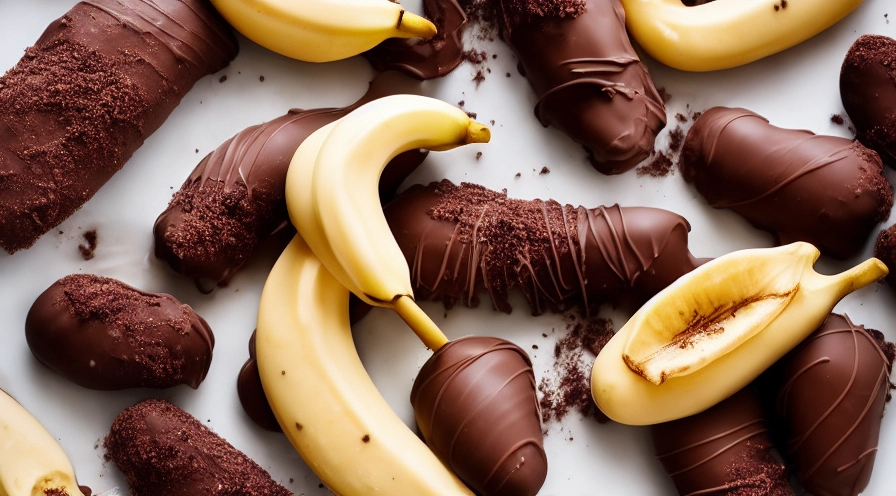 chocolate covered banana pops