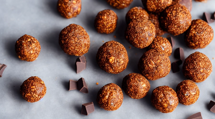 chocolate crispy snack balls