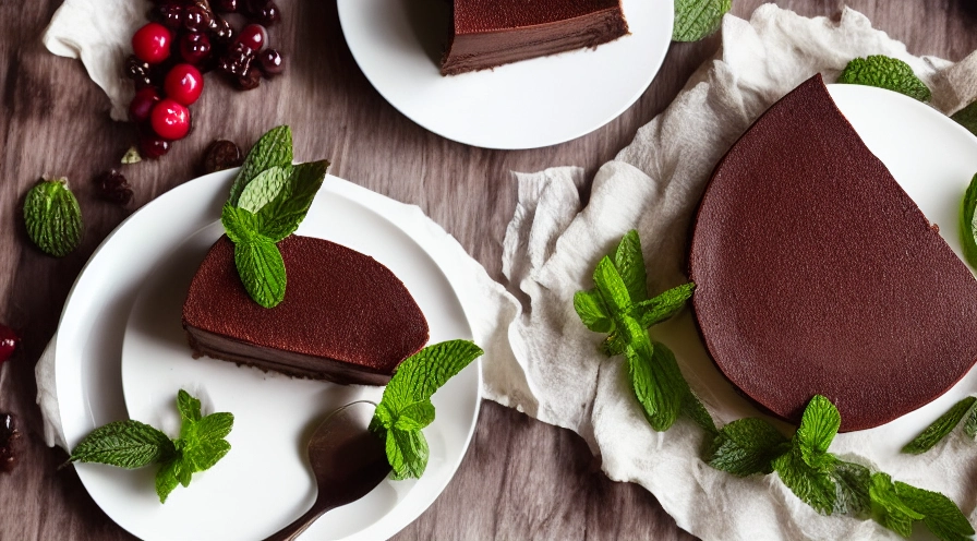 chocolate mint cheesecake