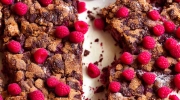 chocolate raspberry strata