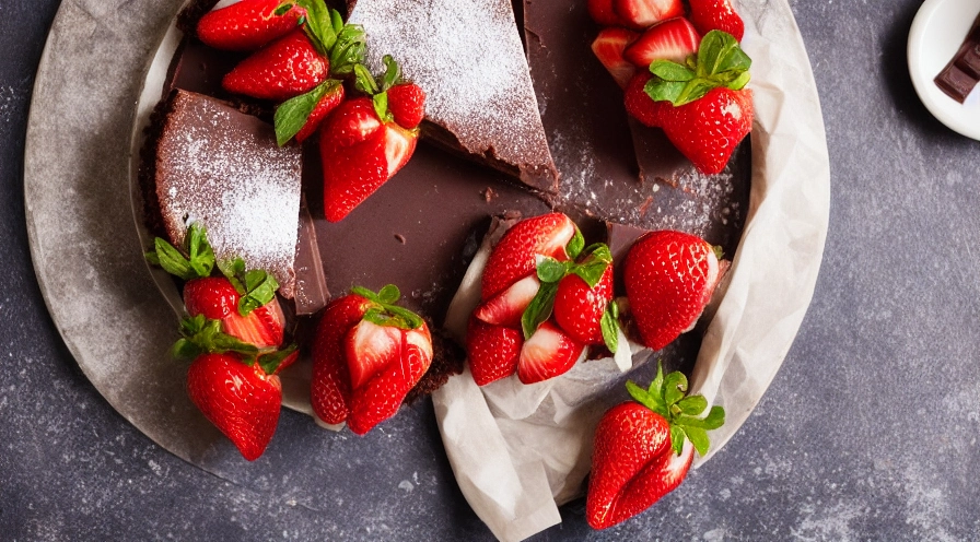 chocolate ricotta cheesecake