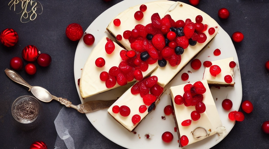 christmas cheese cake