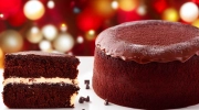 christmas comes but once a year chocolate cake