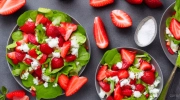 coconut strawberry salad