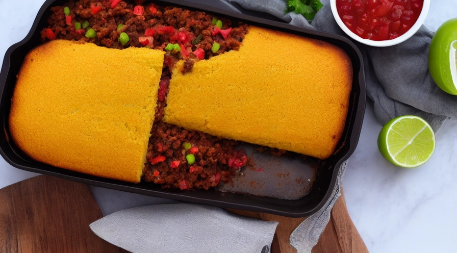 cornbread taco bake