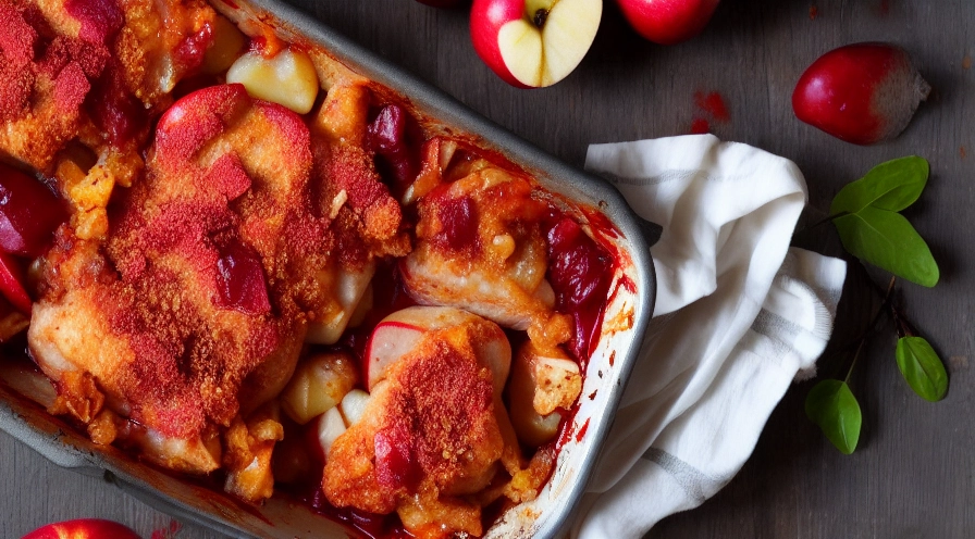 cran apple chicken bake
