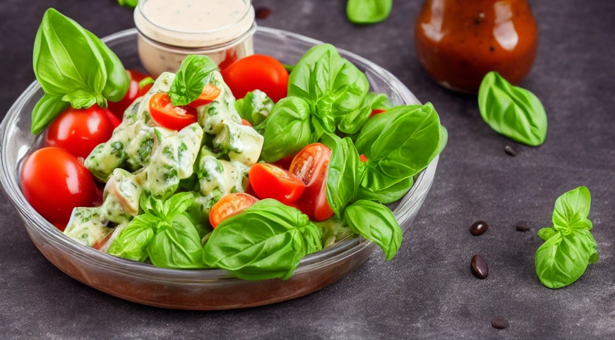 creamy basil salad dressing